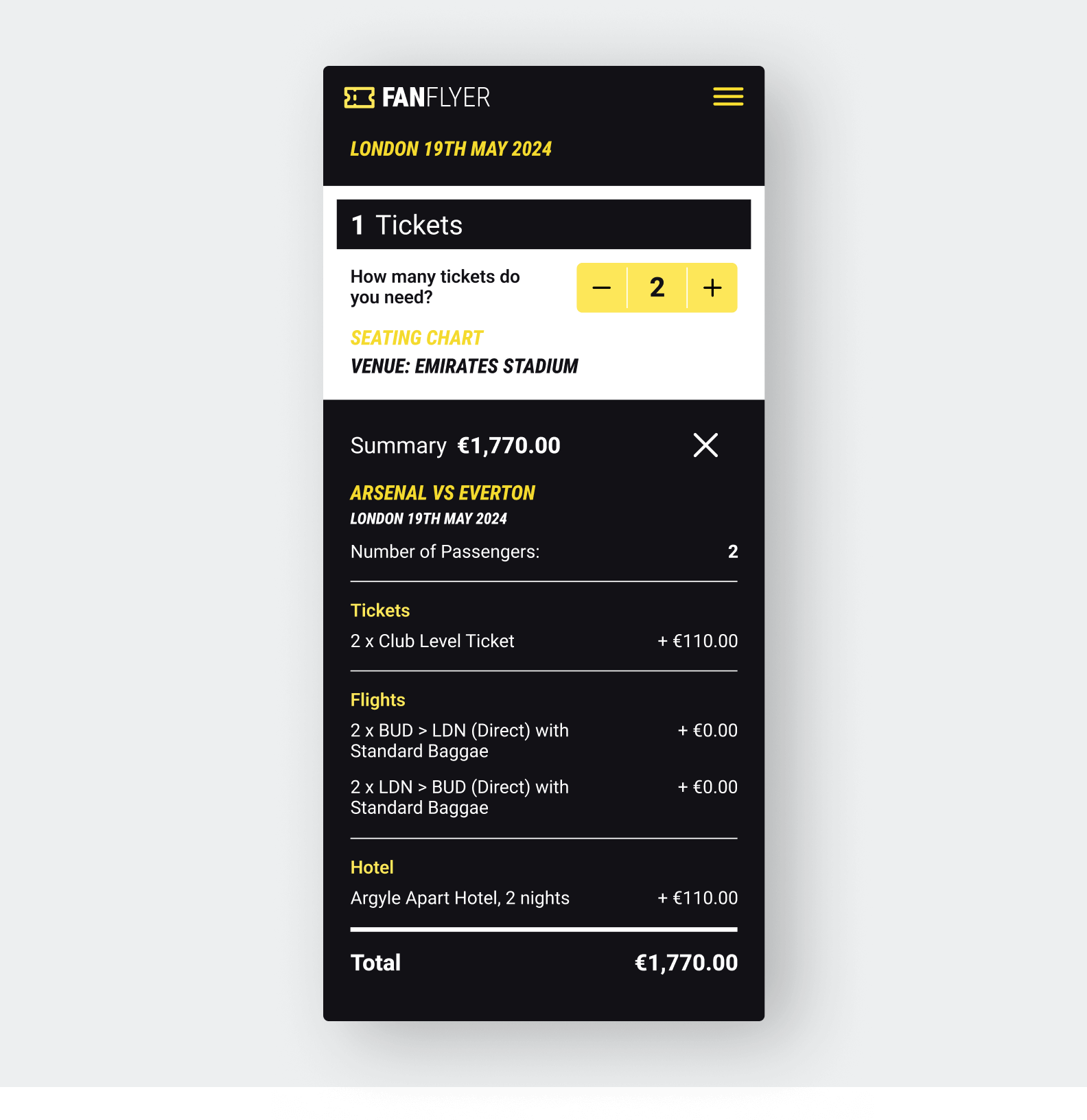 Mobile UI